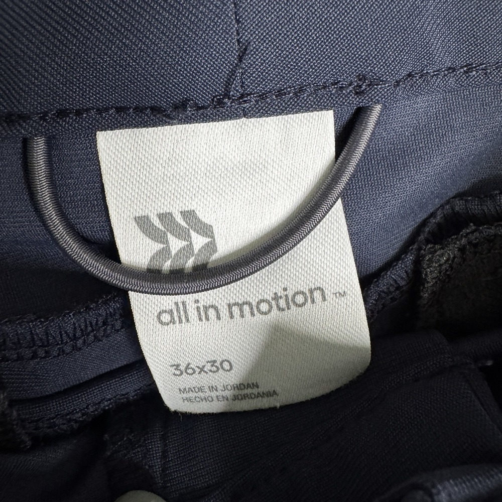 Men's 360 Lifestyle 5-Pocket Golf Pant All In Motion 36x30 Navy Performance - Picture 4 of 8